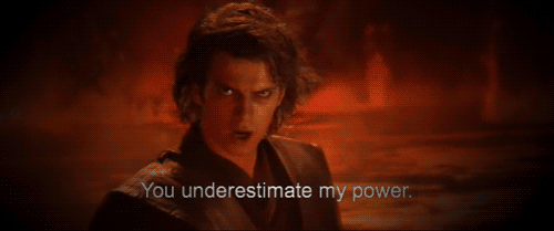 That included Jar Jar Binks being annoying all of the time and Hayden Christensen being angry a lot of the time
