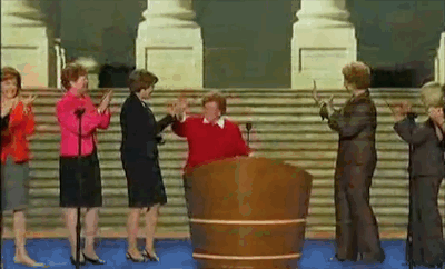 Senator Barbara Mikulski became the first Democratic woman elected to the Senate in her own right in 1986. Famously saying “They said I didn’t look the part. Of course now, this is what the part looks like.”