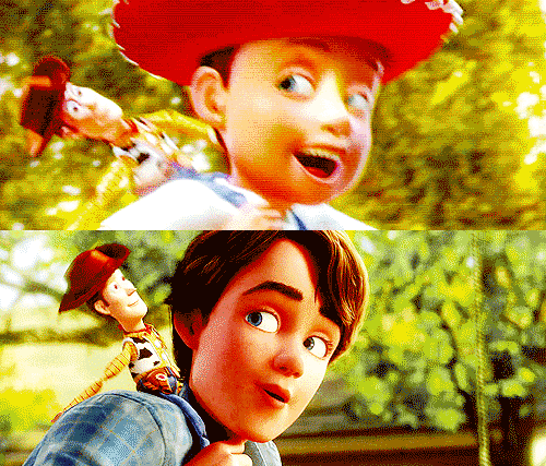 "Now Woody, he's been my pal for as long as I can remember. He's brave, like a cowboy should be. And kind, and smart. But the thing that makes Woody special, is he'll never give up on you... Ever. He'll be there for you, no matter what" - Andy