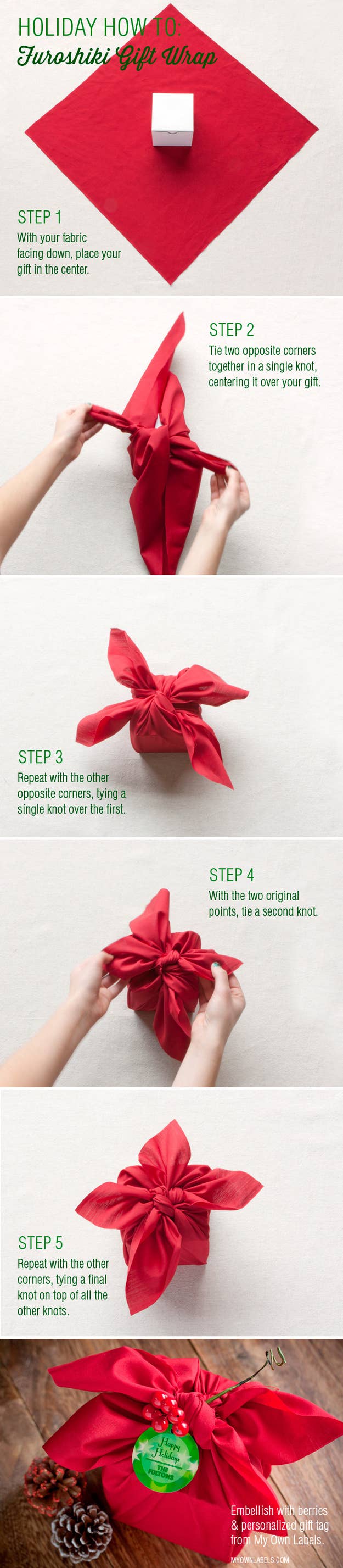 It looks hella stylish but takes basically no time or effort. Plus, it's reusable.