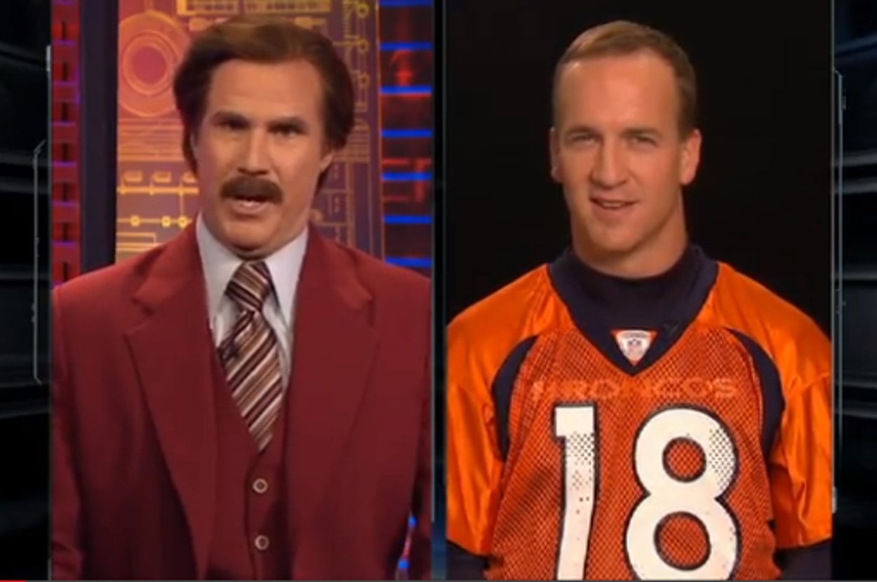 Ron Burgundy Peyton Manning Interview