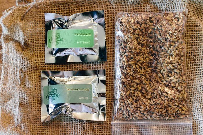 Hops, barley, and whatever other awesome magic things go into making the drink of the gods.