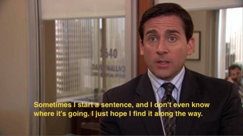 Image result for winging it the office