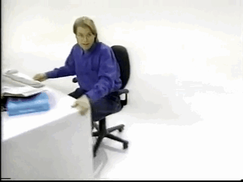 Si tienes una silla con ruedas en tu oficina, sabes de lo que estoy hablando.