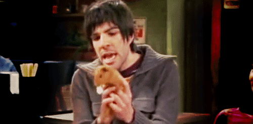 Nancy here, the consummate professional, with Zachary Quinto.