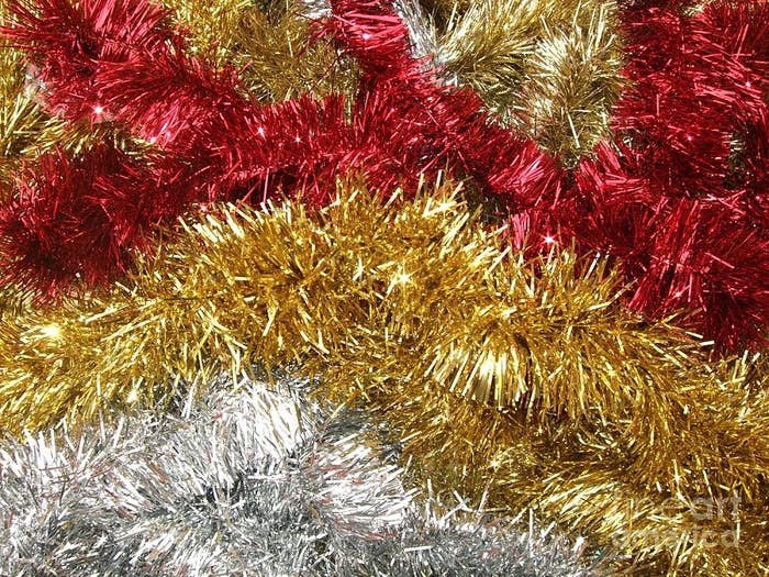 You know how glitter is the herpes of the arts & craft world? Tinsel is the herpes of Christmas. It gets everywhere and is impossible to get rid of.