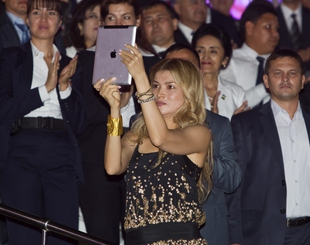 Corruption in the first family of Uzbekistan has left the president's daughter, Gulnara Karimova, as one of the "most hated" people in the country, according to a WikiLeaks cable. Gulnara serves her nation as a pop singer, university professor, diplomat, and jewelry designer. More than $1 billion in European assets of the Karimova family have been frozen as part of an ongoing investigation into corruption and money laundering.