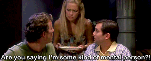...And proceeding to replace pizza with cucumber sandwiches, cry about a dead love fern, and behave like this.