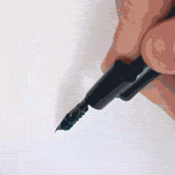 This bonkers calligraphy!