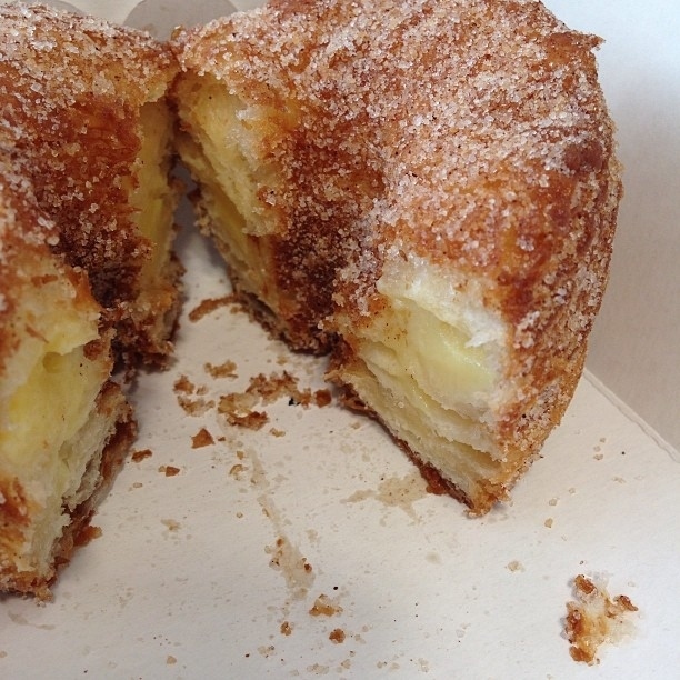 From impostors and scalpers to people waiting in line for hours — you'd think Tickle Me Elmo were back. Nope! All this hubbub is for a little treat called the "cronut" which is taking the nation by storm. It's rumored that a tiny nibble tastes like the absolute blend of sugar and all that is holy.