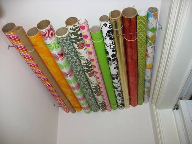 Instead of letting it clutter up your floor. See how it's done here.