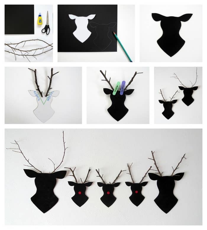 16 Wintry Christmas Decorations Made From Twigs