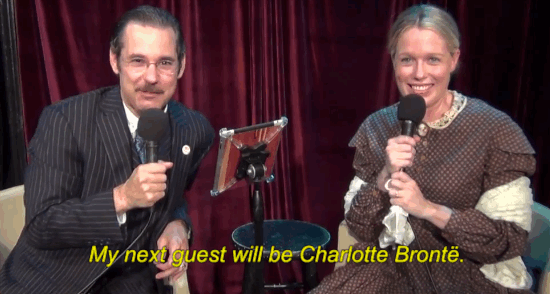 To raise awareness of youth-oriented reading and tutoring non-profit 826LA (whose storefront is a time travel mart), PFT--in the guise of a time-traveling H.G. Wells--hosts the Dead Authors Podcast, a monthly interview series with comedians playing skewed (and often hastily researched) versions of famous deceased authors. All proceeds of the show go to 826LA.