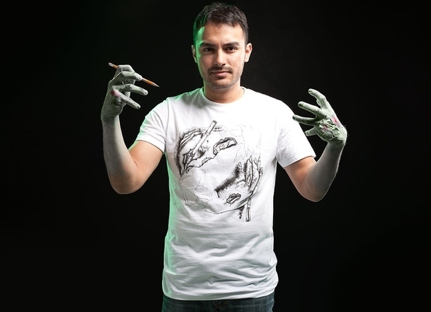 Real zombies donated their limbs for this pic.