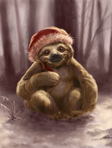 10 Epic Christmas Sloths