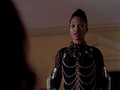 Creepy foreshadowing: her character was in a three-person girl group with Ebony called Desire and she died in a car wreck. Two years after this film was released, Lisa "Left Eye" Lopes (of the girl group trio TLC) was killed in a automobile accident. :X