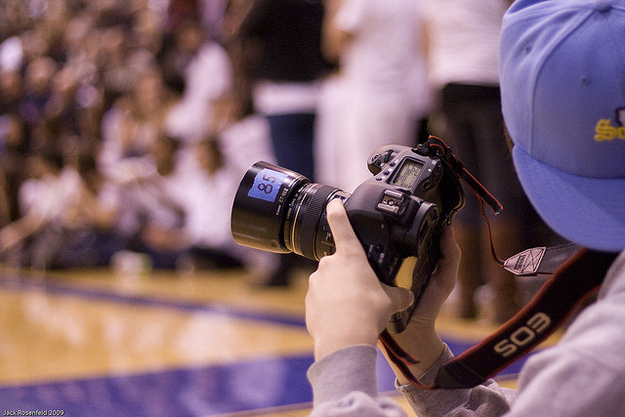 Sure you missed that free throw with :02 left to tie the game because the flash from his camera went off in your face. Look on the bright side: At least he left the lens cap on.NOTABLE QUOTABLE: "Look at all the great shots your dad had tonight."