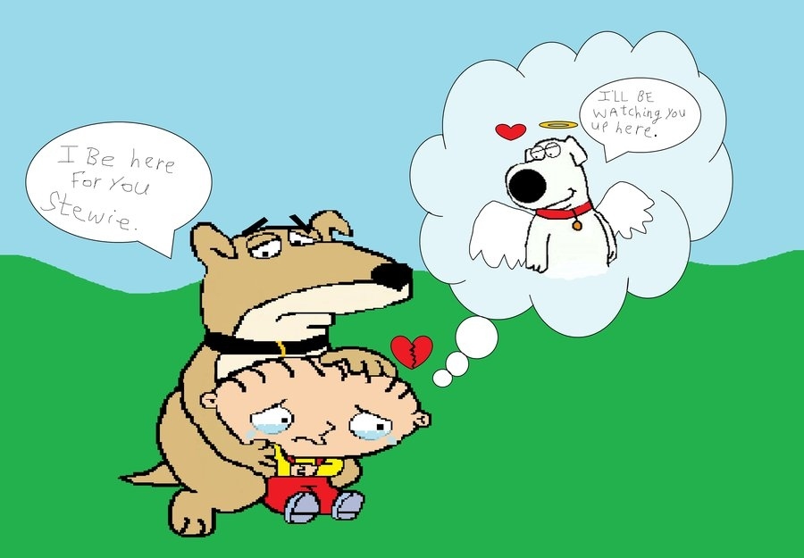 Weird Fan Art Of Brian From “Family Guy”