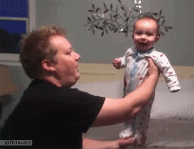 Ah, the empowered feeling that comes when you hold a baby and nothing distrastrous happens.