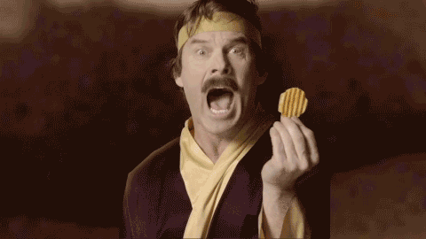 Worst-case scenario? It's a nightmare. But every nightmare is better with Ruffles® Chips.