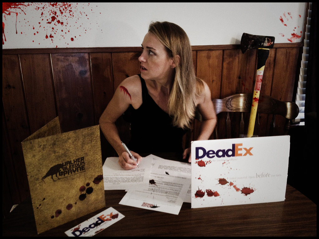 In case you hadn't heard, the zombie apocalypse will commence immediately after Christmas. Best to have your affairs in order. Personalized Zombie Wills from Walker, Bleedum, and Payne (shipped by DeadEx) take the guesswork out of dispatching your loved ones. Give one to the person you know who has the most ammunition and who knows, maybe the'll will it to you as thanks. $14.99