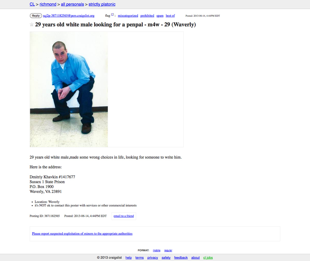 The 19 Weirdest Craigslist Ads Of 2013