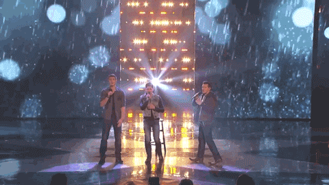 It almost felt like the viewers at home needed an umbrella.