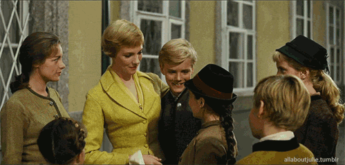 - Christopher says he fell in love with Julie while she was performing My Fair Lady on Broadway. "I had a crush for forever," he says. "I had to stay arm's length—what am I talking about?—full length away from her. ... It was a bit like an awful tease."- During the scene with Maria and the Captain at the gazebo, Julie Andrews couldn't stop laughing due to a lighting device that was making, in her words, a "raspberry" every time she leaned in to kiss Plummer. After more than 20 takes, the scene was altered to silhouette the two and to hide Andrews' giggles.