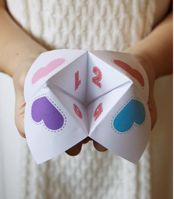 Fortune Tellers, or Cootie Catchers, were playground gold. You could probably fold one out of notebook paper in a matter of seconds when you were a kid. You might have even been the go-to guru for fortune telling. No matter what, receiving this valentine would've given you tons of entertainment during recess.