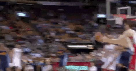 JaVale McGee steals the ball and the proceeds to lay down a Godzilla-like one handed jam.
