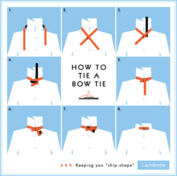 Make sure anyone in your wedding wearing a bowtie actually knows how to tie one.