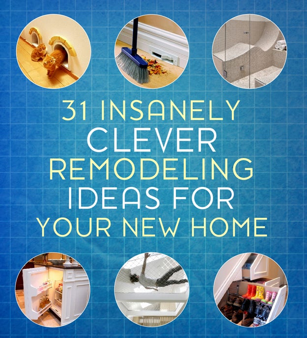 31 Insanely Clever Remodeling Ideas For Your New Home ...