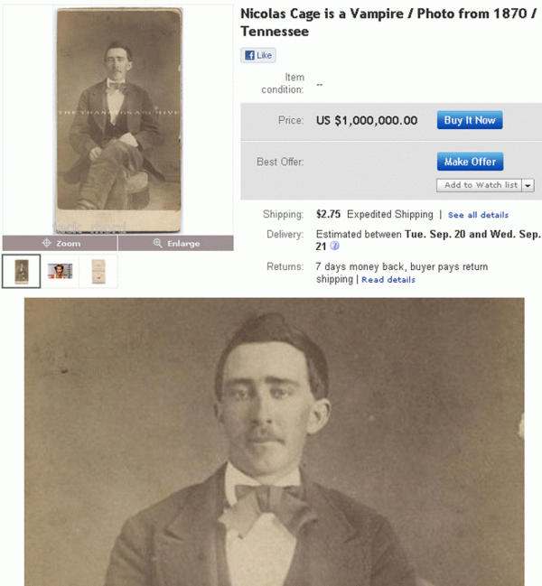 Item condition. Nicolas Cage is a Vampire. Теннесси 1870. Николас Кейдж мемы. Nicolas Cage in Cage.