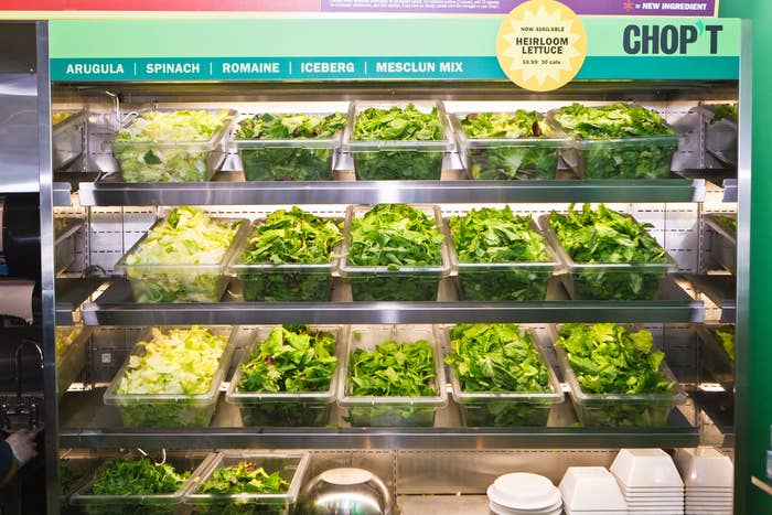 ProTip: Chop't not only allows you to mix your lettuces, they encourage it.