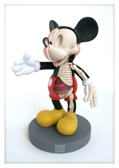 Inside the house of the mouse.