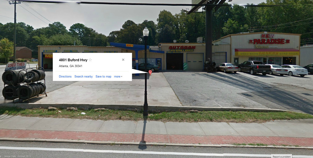 "That's forty eight oh one....That's forty eight oh one....That's forty eight oh one....Buford Hiiiiiiiiiiiiighwaaaaaaaaaaaay!" The business has a new name and owner, but it will always be JC Automan Transmission to you.