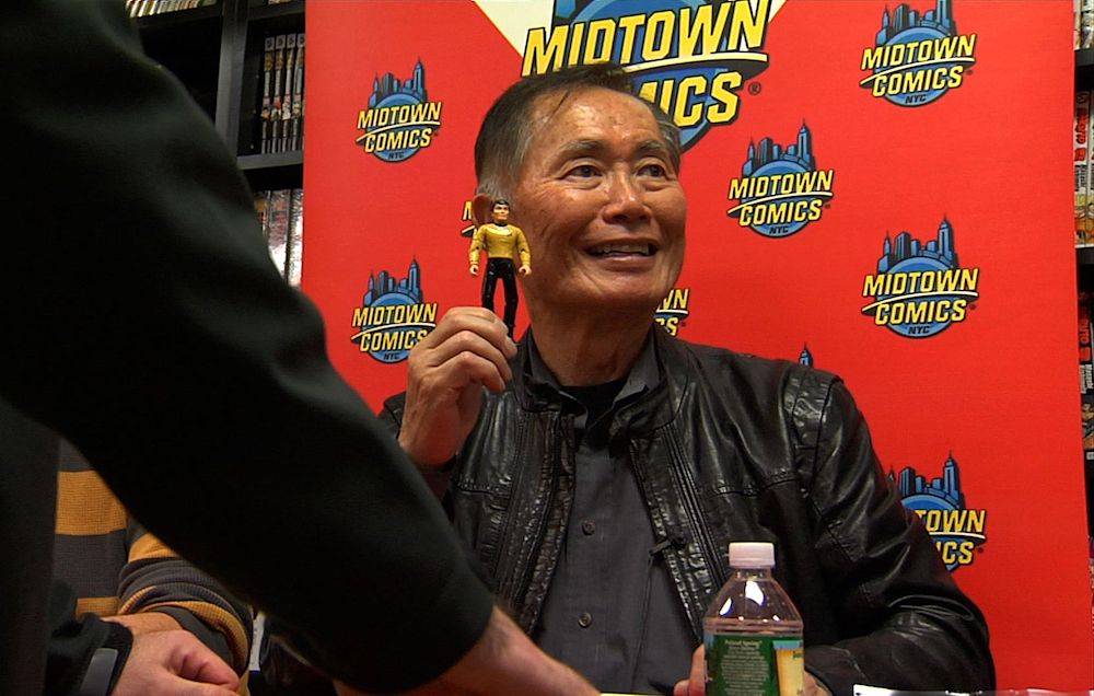 Takei's last experience at Sundance was in 2002, when he appeared to promote a forgotten thriller called Noon Blue Apples, for which he'd provided some voice-over. "We got the chance to see a lot of very interesting and some wonderful films, and also get an idea of what Sundance is like," said Takei (pictured here in To Be Takei). "It’s very chaotic. It’s all crushed together. And it’s very cold."Being the central subject of a documentary that premieres at Sudance, however, is a radically different experience.