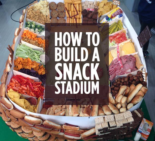 DIY Super Bowl Snack Stadiums Savvy Nana