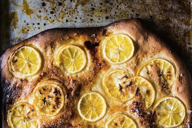 Can be made with regular lemons if you can't find meyers. Recipe here.