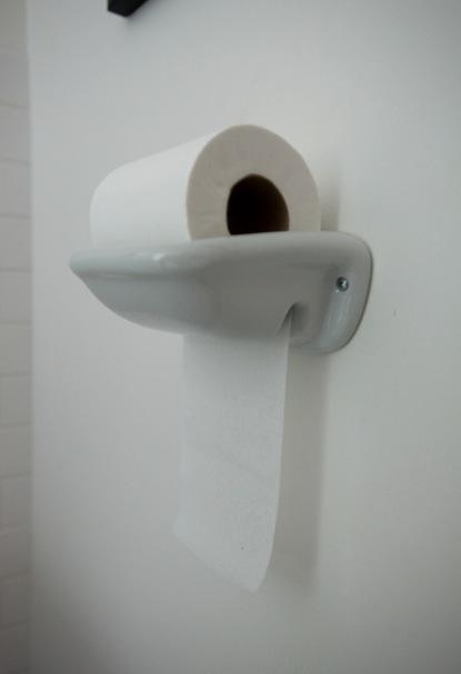 This toilet paper holder: