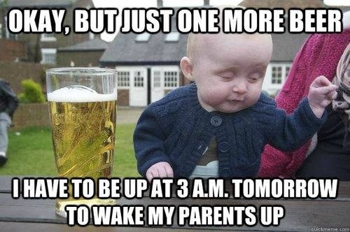 Ok, maybe that drink went down a little too quickly. It'd be unsociable to not get another drink though, right?