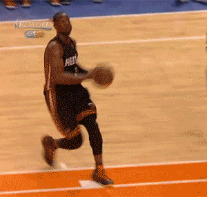 James and Dwyane Wade do a little showing off in this 3-tent arena worthy jam.