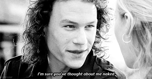 …do I really need to explain this one? Just remember, the guy under your sheets isn’t always the same guy on the streets.RIP Heath. You beautiful, beautiful man.