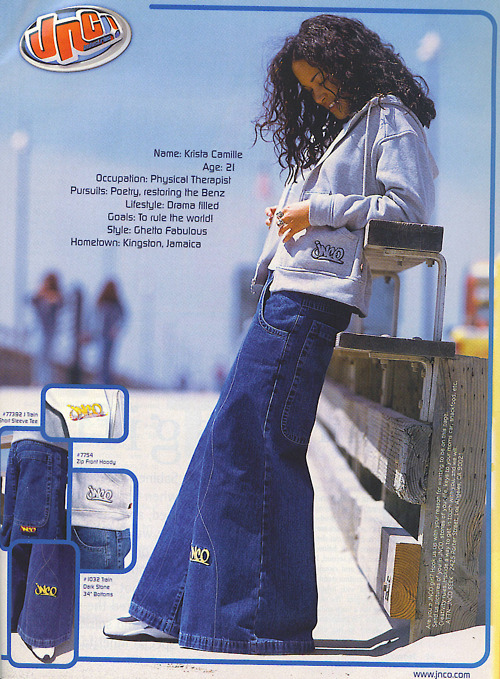 baggy jean brands of the 90s