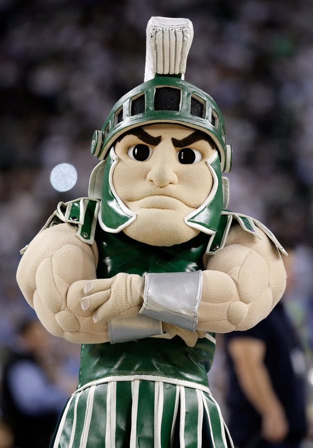 Sparty, I think it’s time you got some help. Just say no to drugs.
