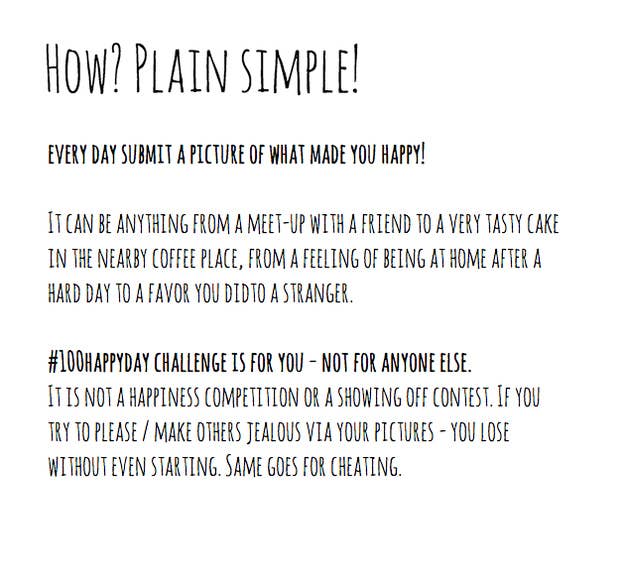 39 Reasons To Be Happy Every Day For 100 Days