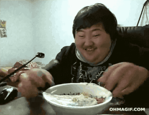 It doesn't matter what's for lunch, as long as lunch happens. This person is constantly talking about how long until lunch, and by the time lunch rolls around, you can't help but feel the same. It's the most important meal of the day, after all.