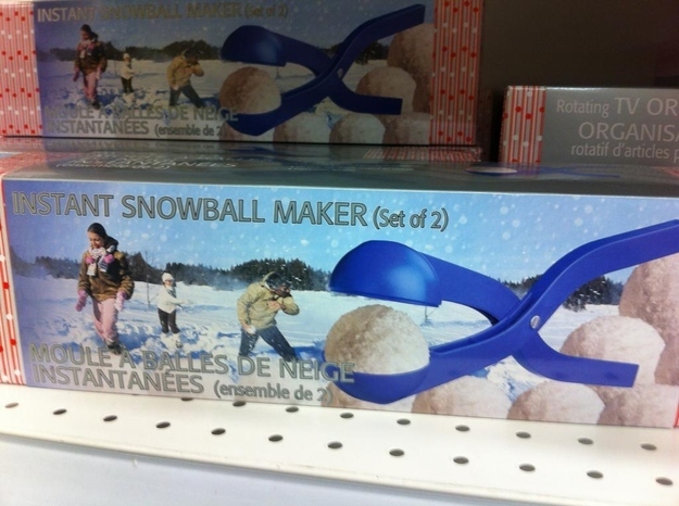 A snowball maker:
