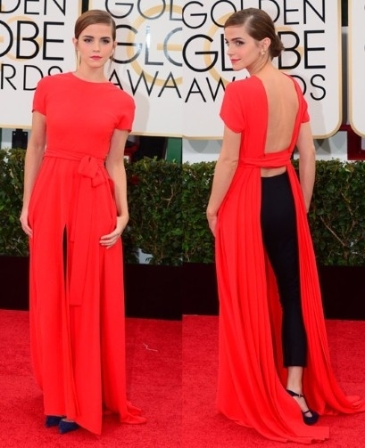 Who says you have to wear a dress to awards season? Rules are made to be broken.