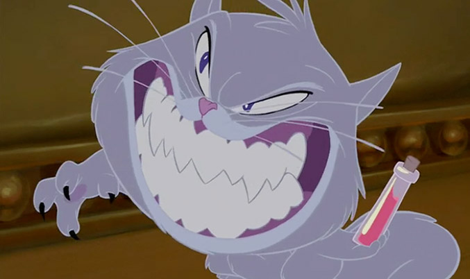 The only reason Yzma isn't number one on this list is because she's not actually a cat.... But for the few moments when she's in this body, she rocks our world.